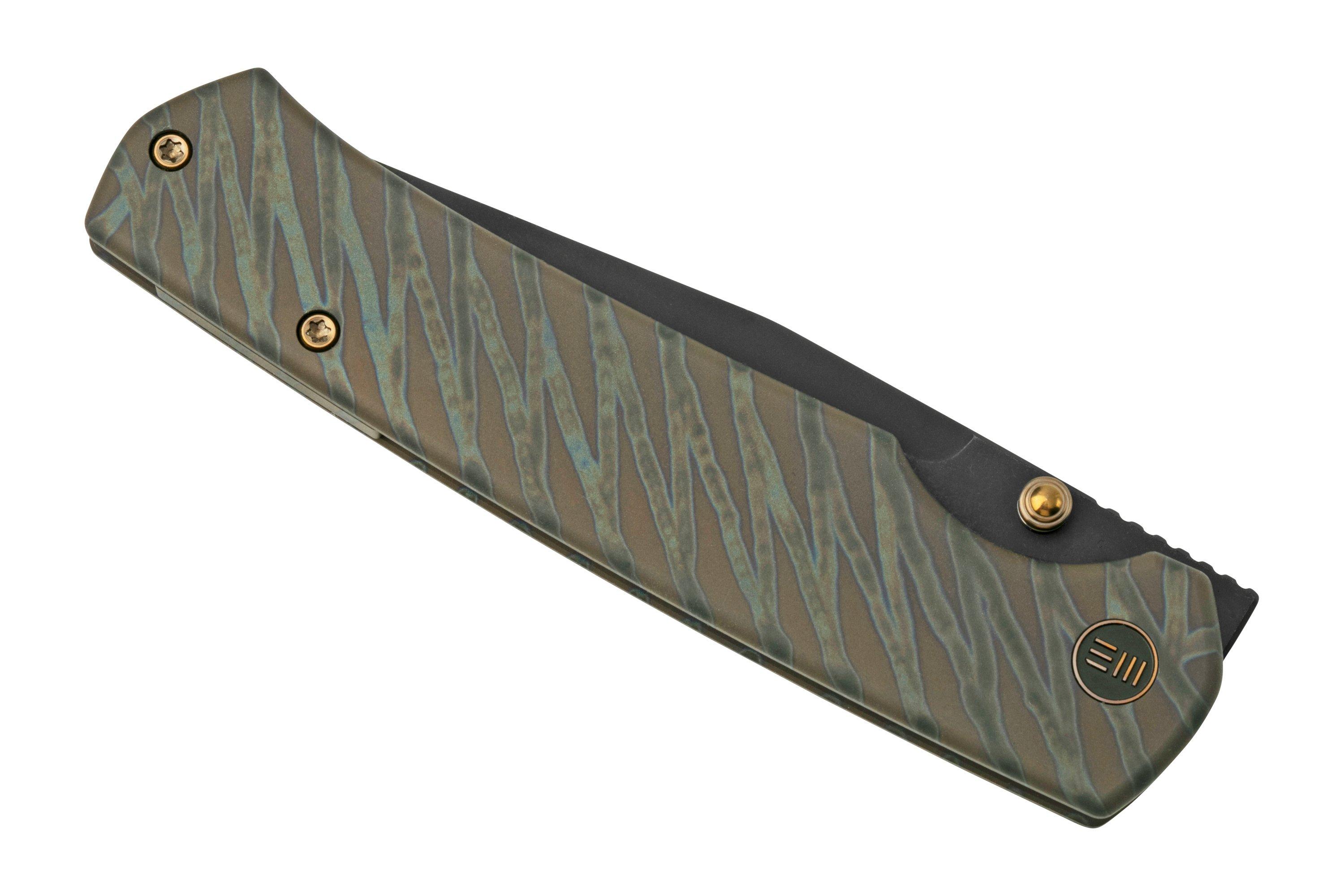 WE Knife Evoke WE210464 zwart zakmes, Ray Laconico design Voordelig
