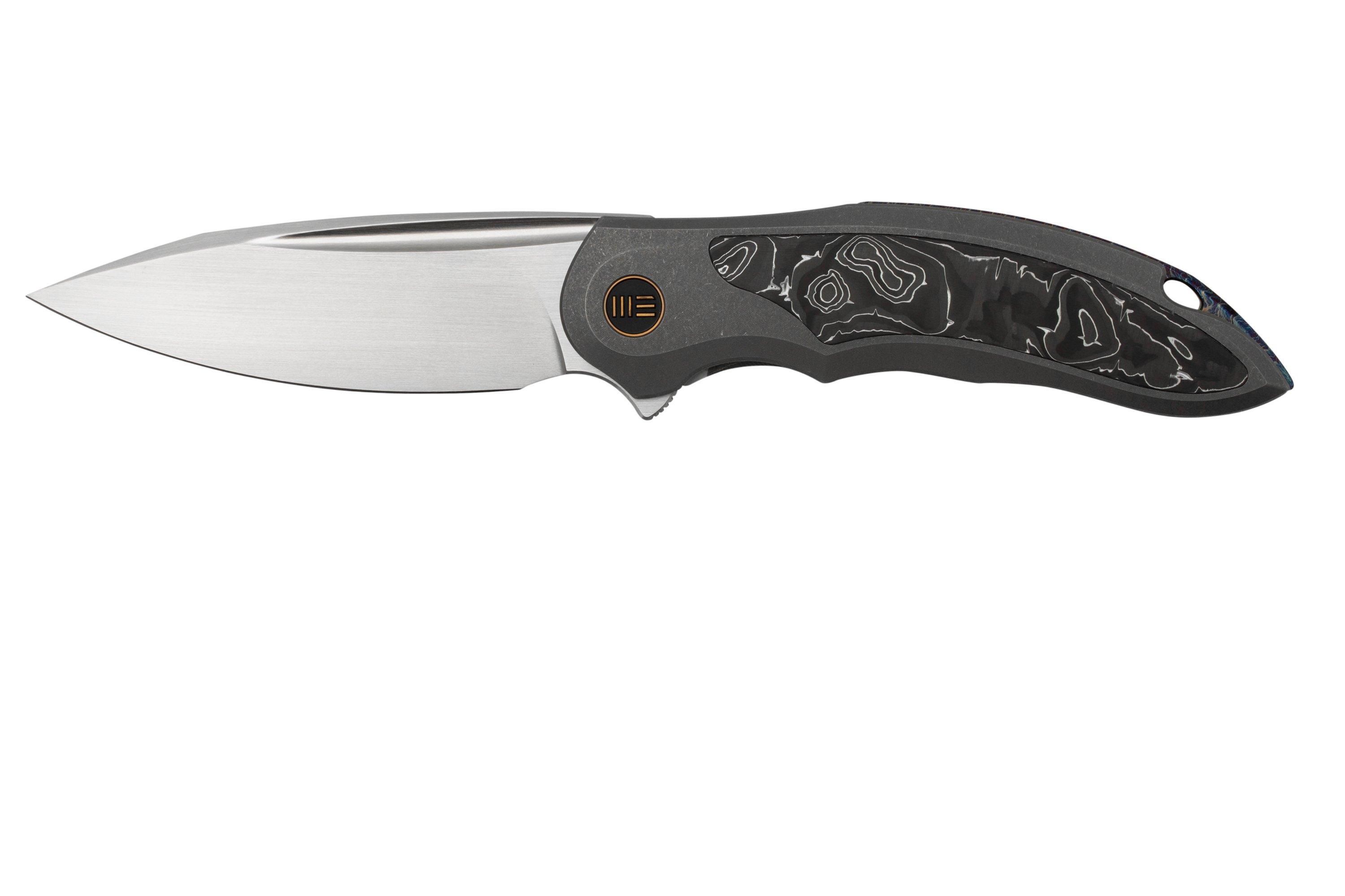 WE Knife Makani WE21048B2, Grey Titanium, Aluminium Foil Carbonfiber