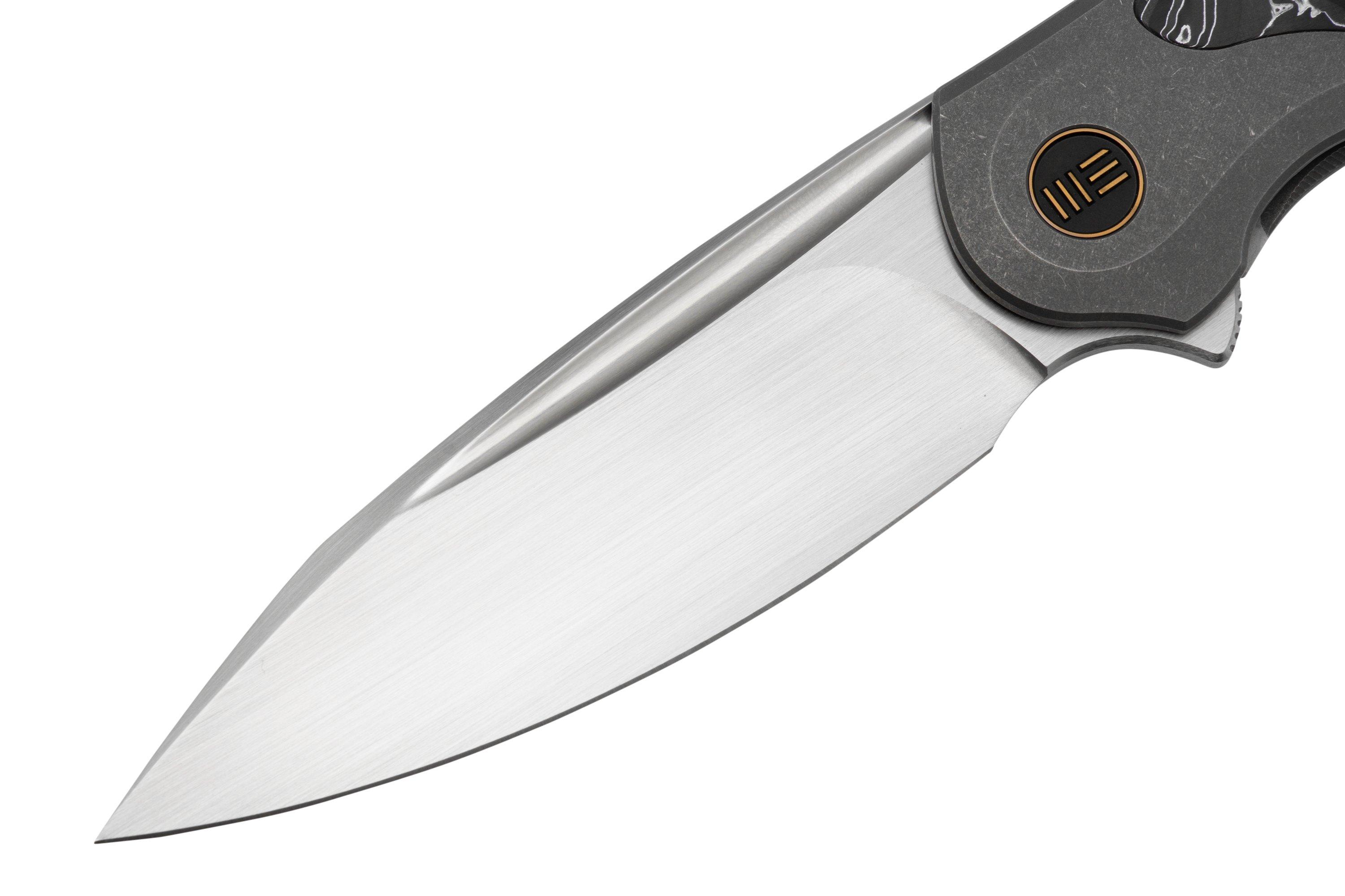 WE Knife Makani WE21048B2, Grey Titanium, Aluminium Foil Carbonfiber