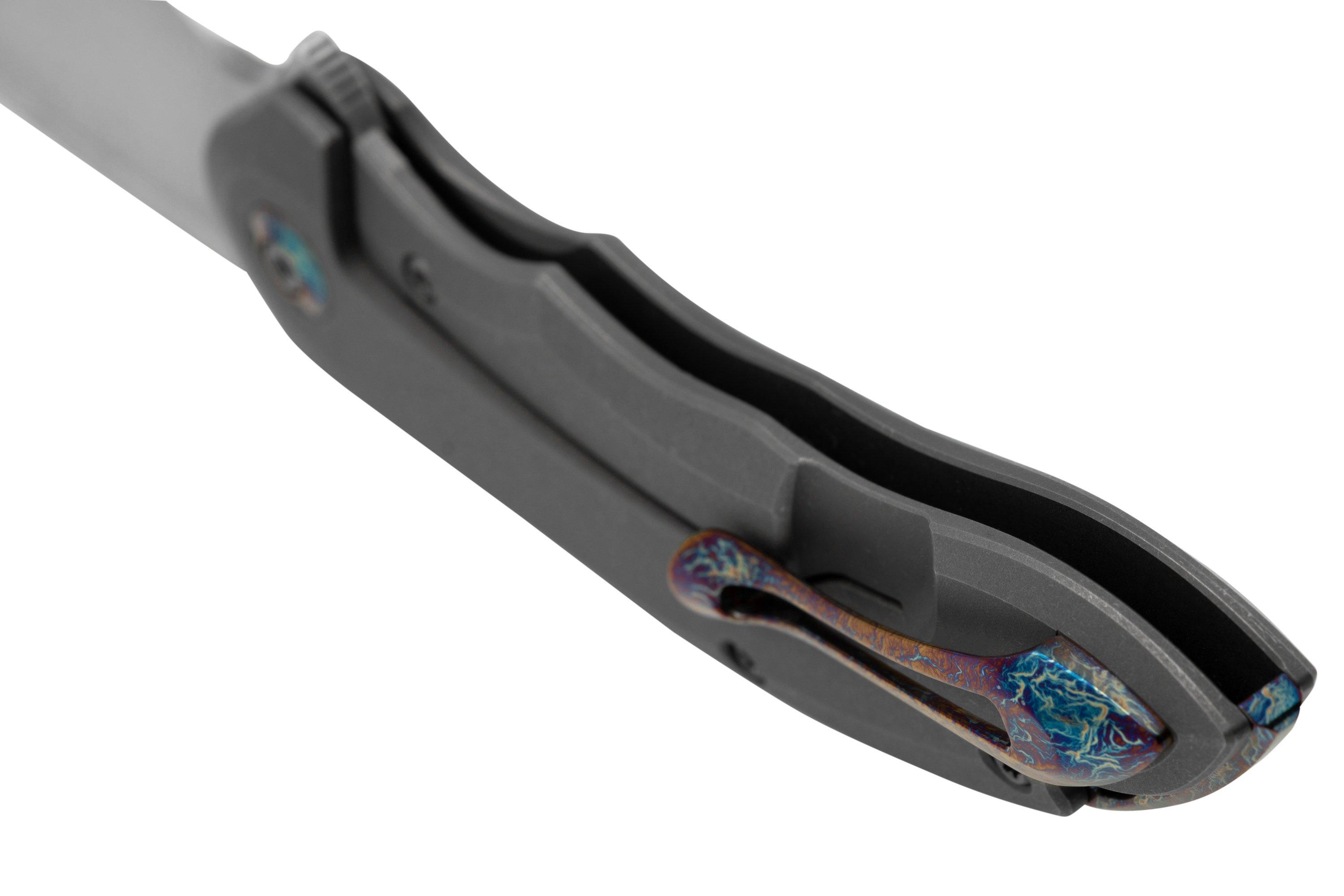 WE Knife Makani WE21048B2, Grey Titanium, Aluminium Foil Carbonfiber