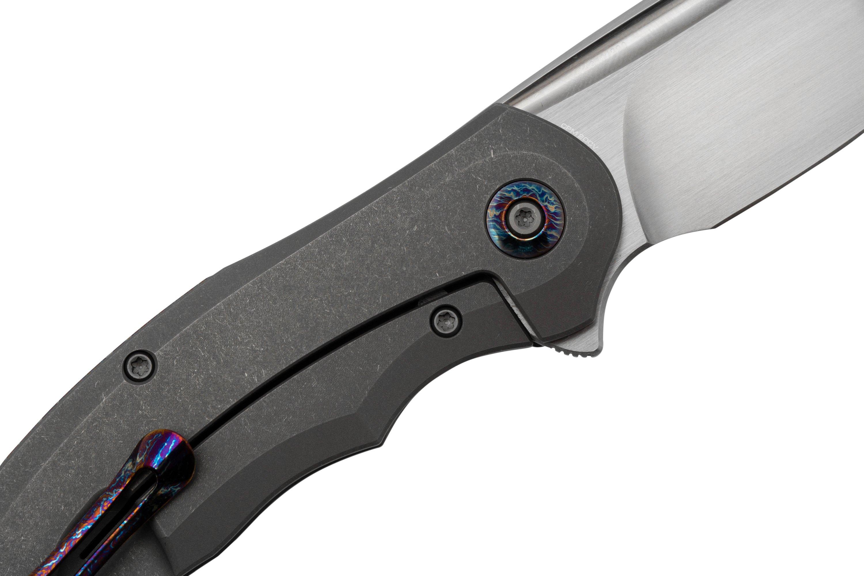 WE Knife Makani WE21048B2, Grey Titanium, Aluminium Foil Carbonfiber