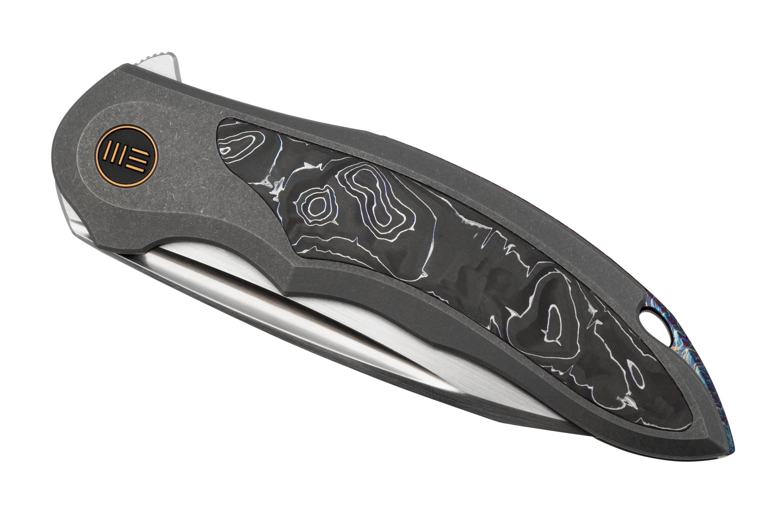 WE Knife Makani WE21048B2, Grey Titanium, Aluminium Foil Carbonfiber