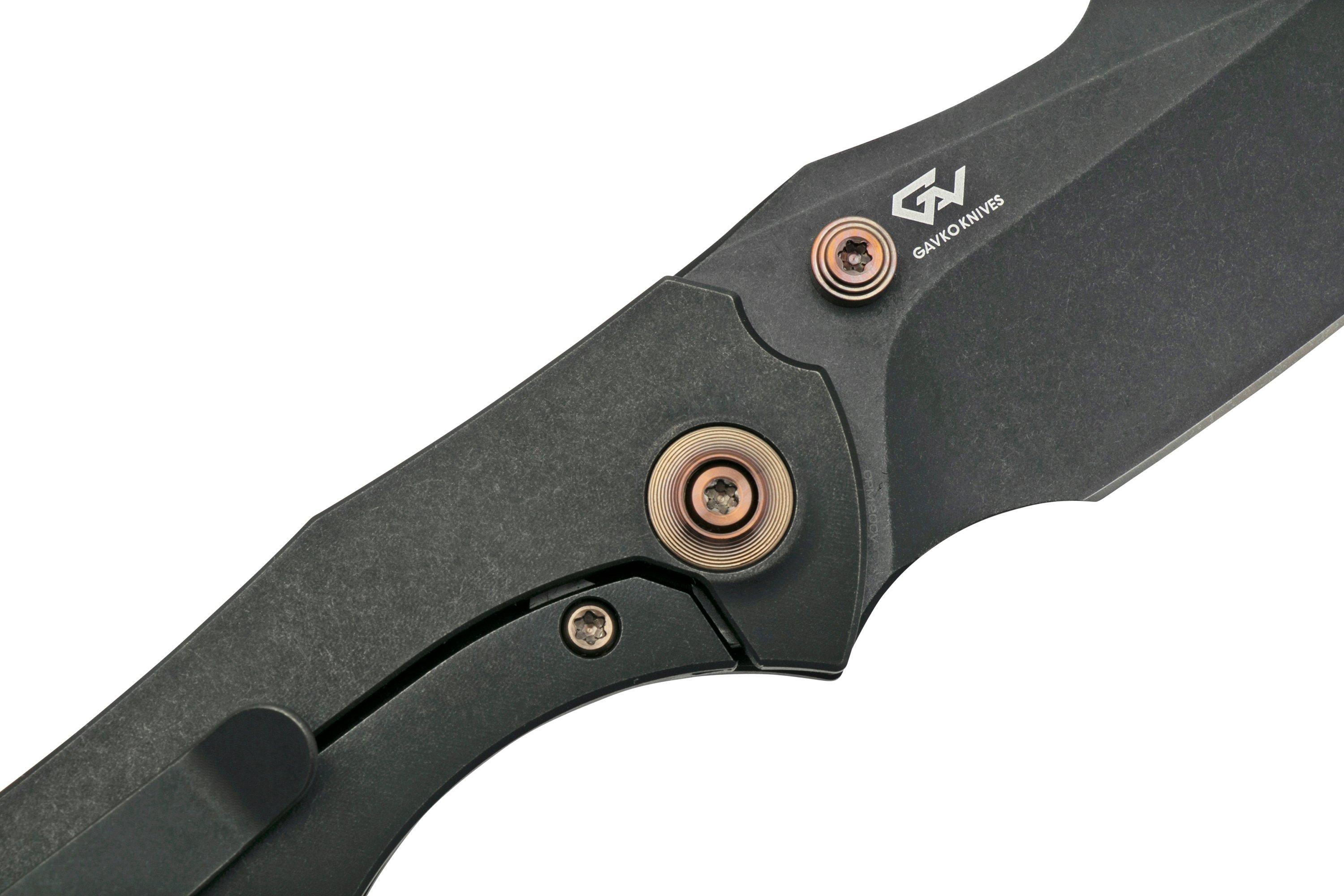 WE Knife HighFin, WE220051, Black Titanium, Black CPM20CV pocket