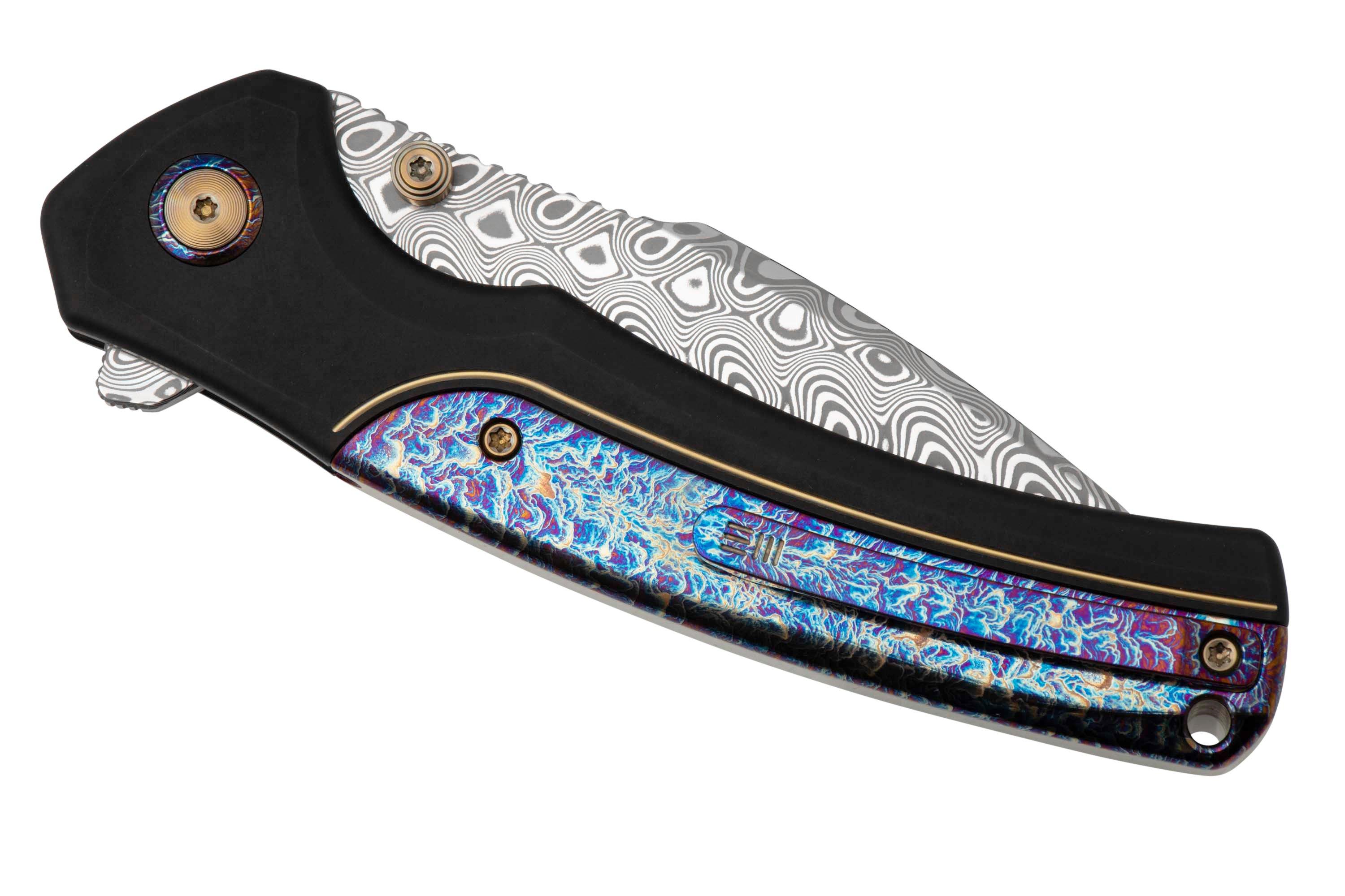 WE Knife Ziffius, WE22024D-DS1 Limited Edition, Flamed Titanium