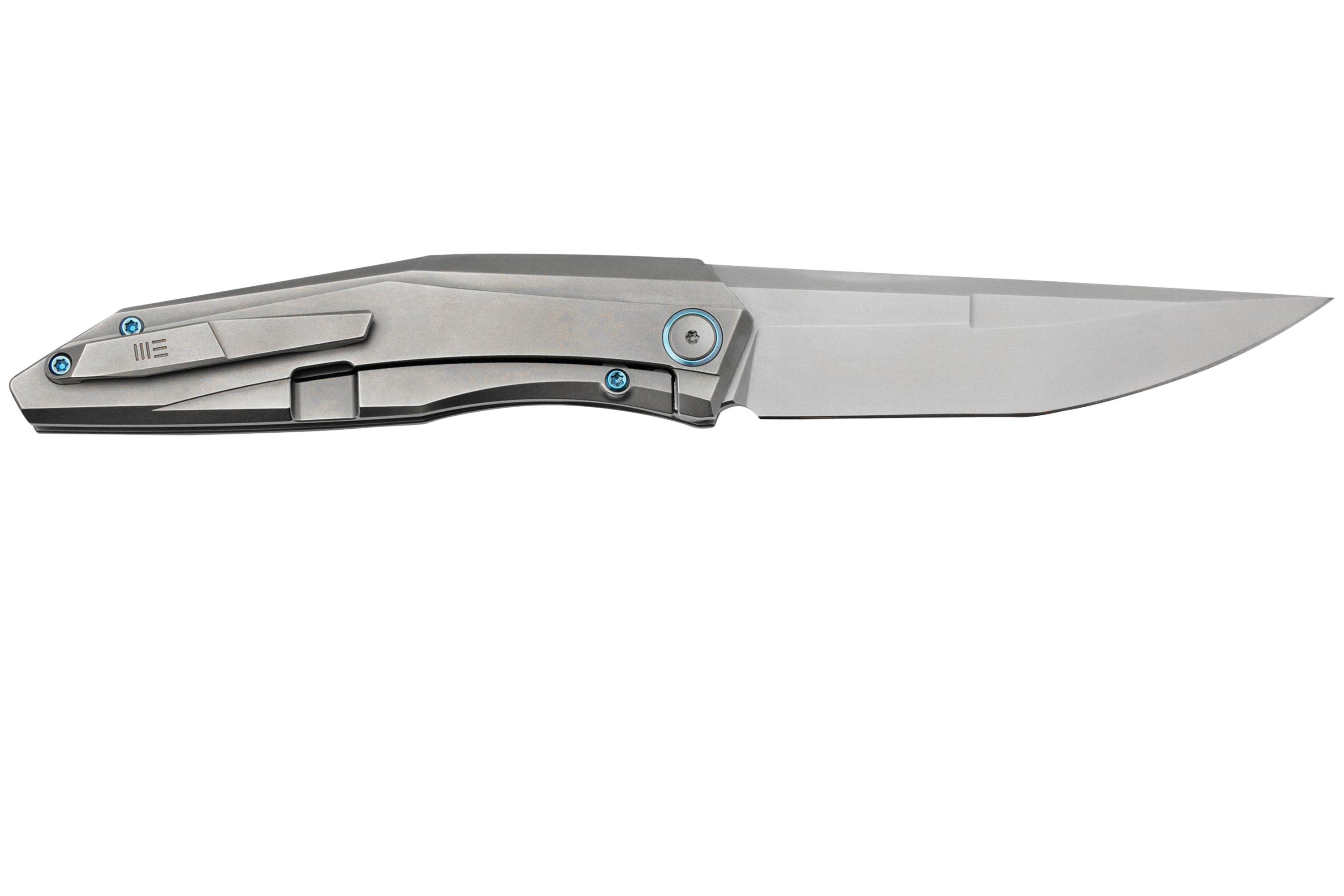 WE Knife WE220332 Titanium Handle, Bead Blasted Limited