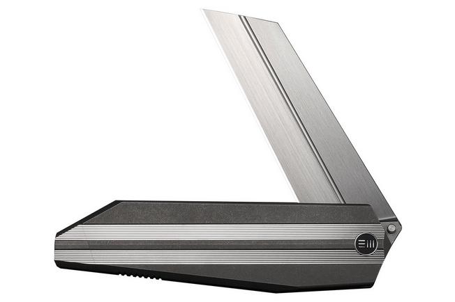 Afbeelding voor WE Knife Collinear WE22034D-2 Hand Rubbed Satin Böhler M390, Gray Satin Titanium, zakmes