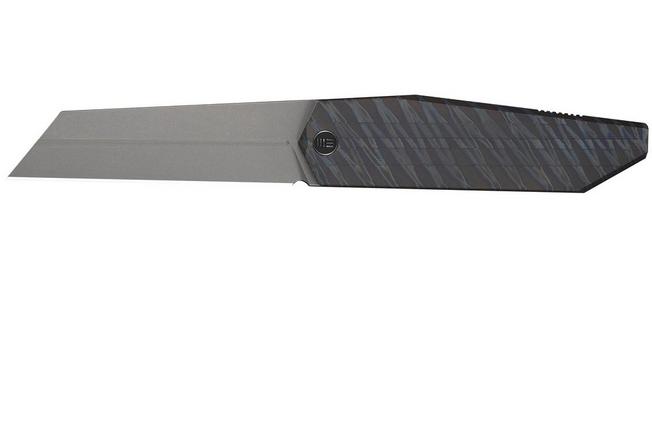 Obraz dla Nóż składany WE Knife Collinear WE22034D-3 Stonewashed Böhler M390, Tiger Stripe Pattern Flamed Titanium