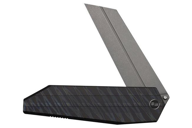 Obraz dla Nóż składany WE Knife Collinear WE22034D-3 Stonewashed Böhler M390, Tiger Stripe Pattern Flamed Titanium