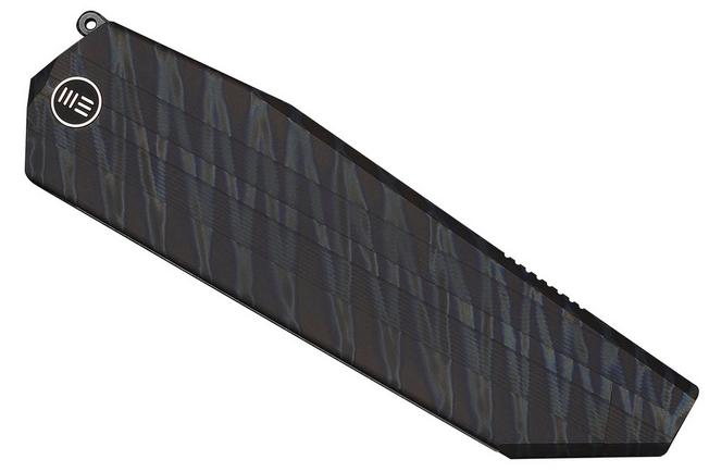 Obraz dla Nóż składany WE Knife Collinear WE22034D-3 Stonewashed Böhler M390, Tiger Stripe Pattern Flamed Titanium