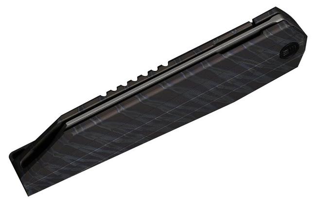 Obraz dla Nóż składany WE Knife Collinear WE22034D-3 Stonewashed Böhler M390, Tiger Stripe Pattern Flamed Titanium