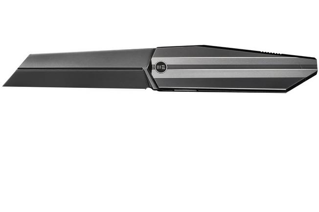 Obraz dla Nóż składany WE Knife Collinear WE22034D-4 Polished Gray Böhler M390, Polished Gray & Satin Titanium