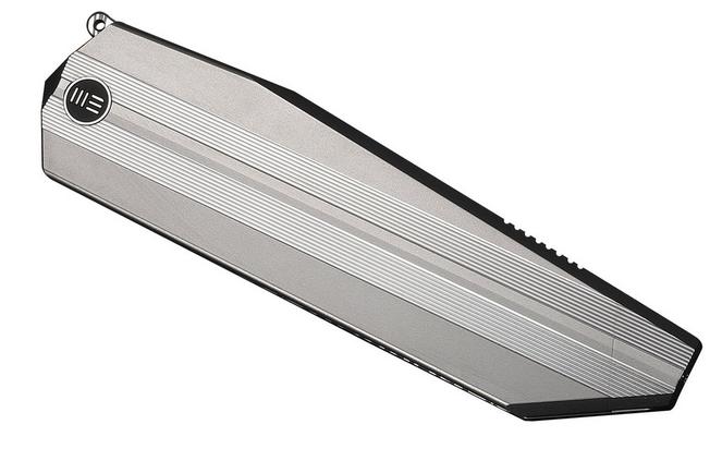 Obraz dla Nóż składany WE Knife Collinear WE22034D-DS1 Fafnir Damasteel, Polished Bead, Blasted & Satin Titanium