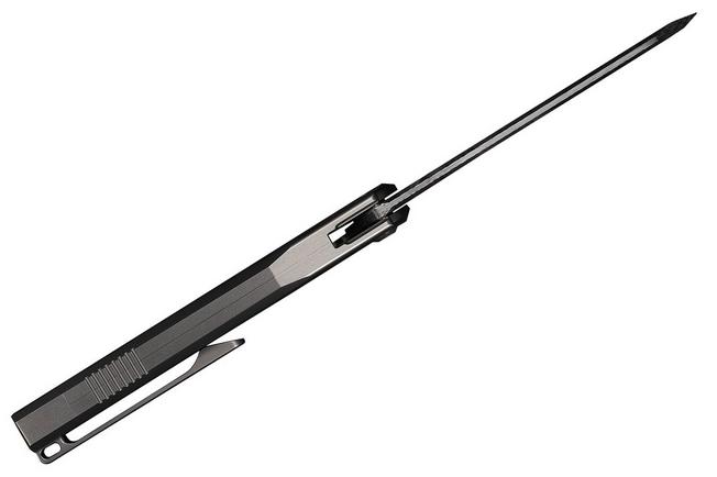 Obraz dla Nóż składany WE Knife Collinear WE22034D-DS1 Fafnir Damasteel, Polished Bead, Blasted & Satin Titanium