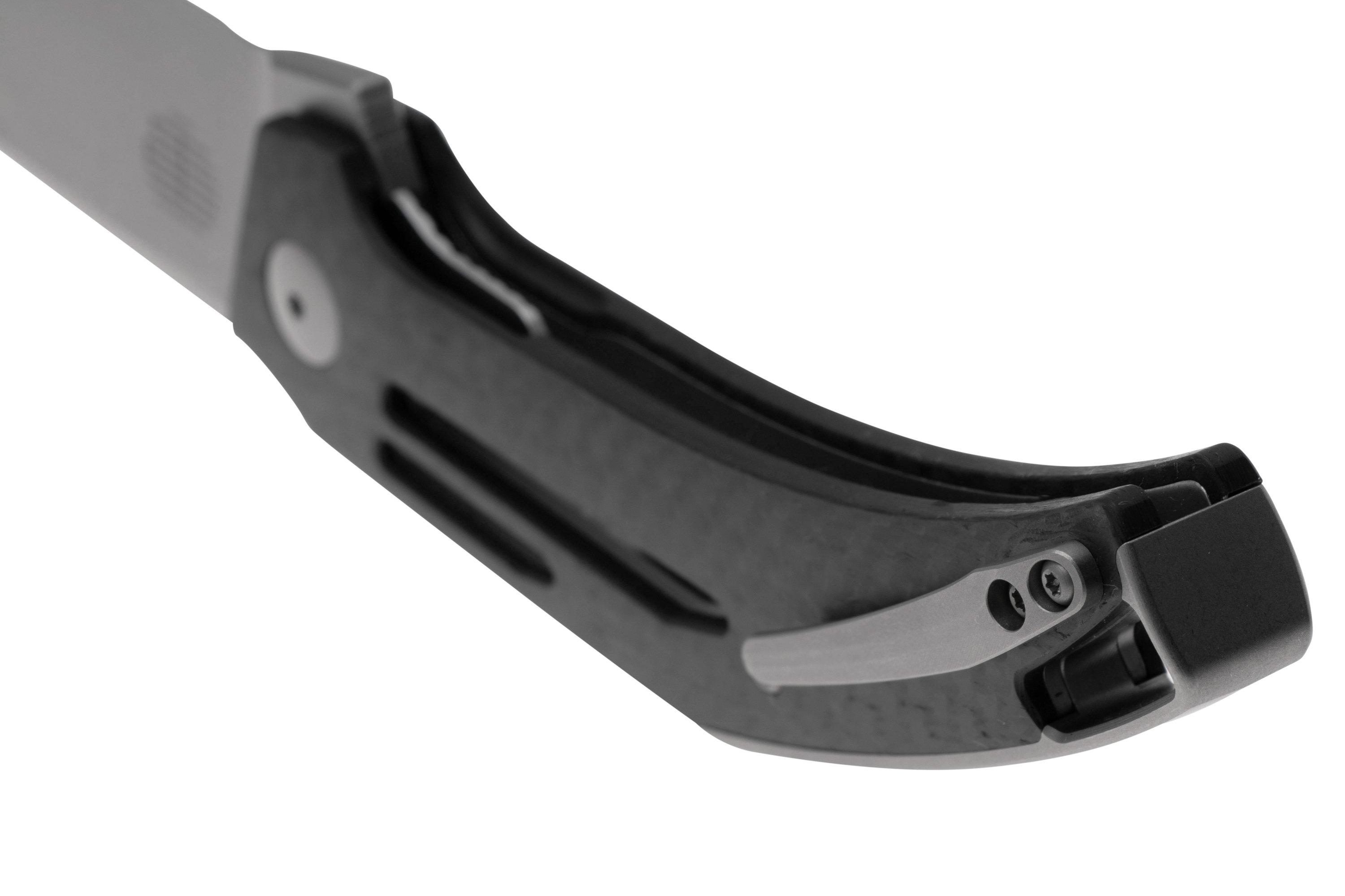 WE Knife Speedliner WE22045B1 Silver Bead Blasted CPM 20CV, Twill