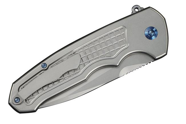 Afbeelding voor WE Knife Starlash WE23011C-2 Stonewashed Böhler M390, Gray Titanium, zakmes