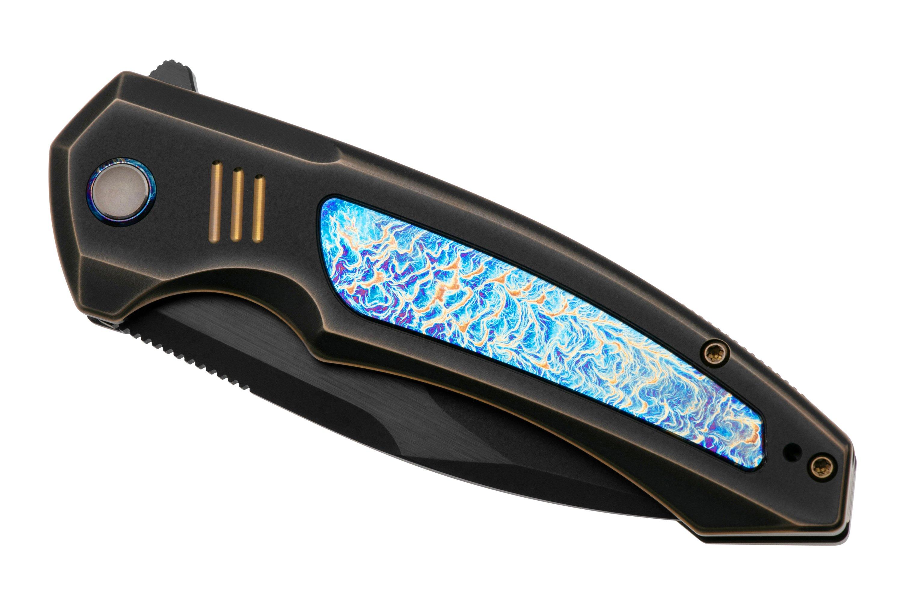 WE Knife Hyperactive WE23030-4 Black Brushed Vanax, Bronze/Black