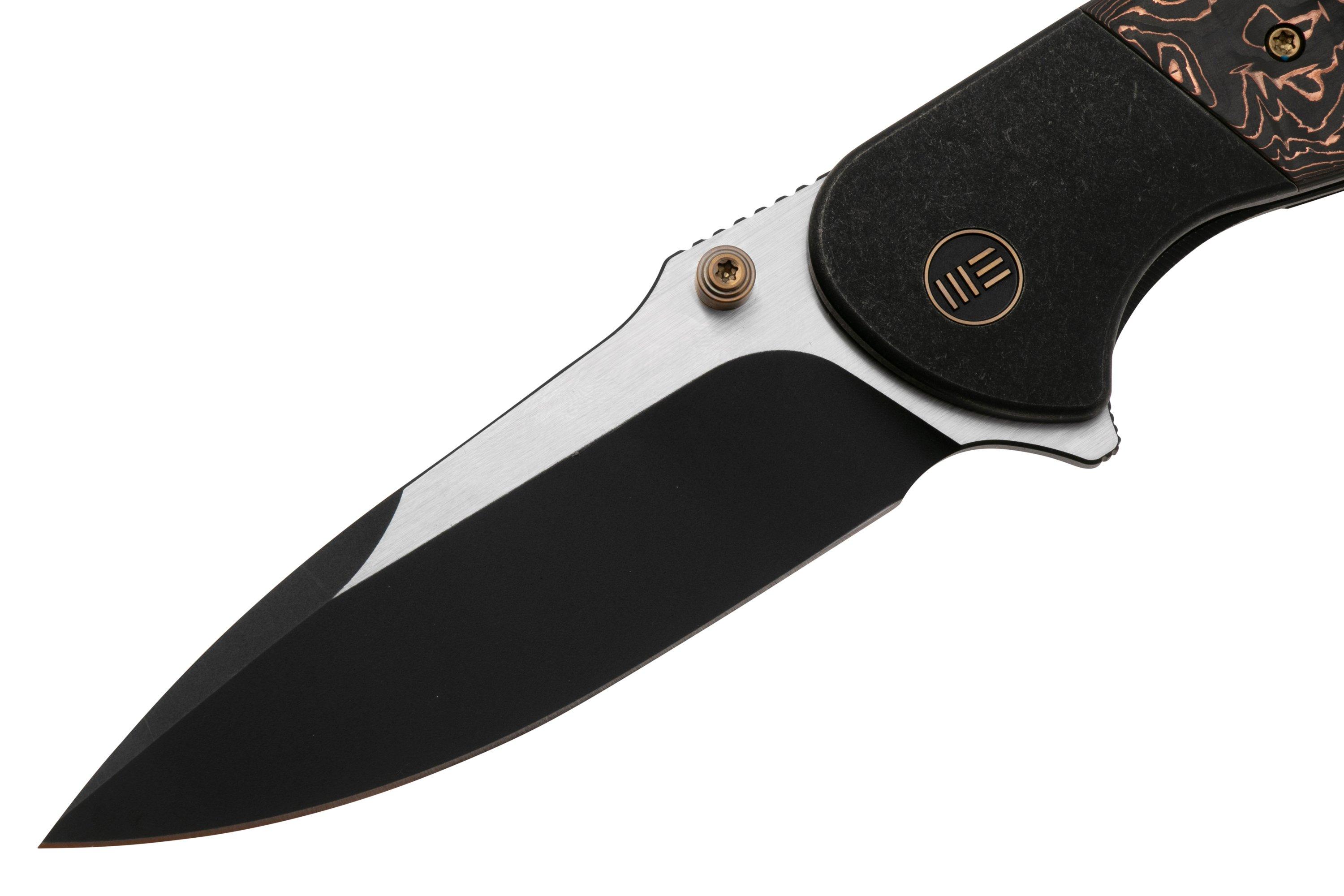 WE Knife Nitro OG WE23035-2 Blackwashed, Satin Flat CPM 20CV, Black ...