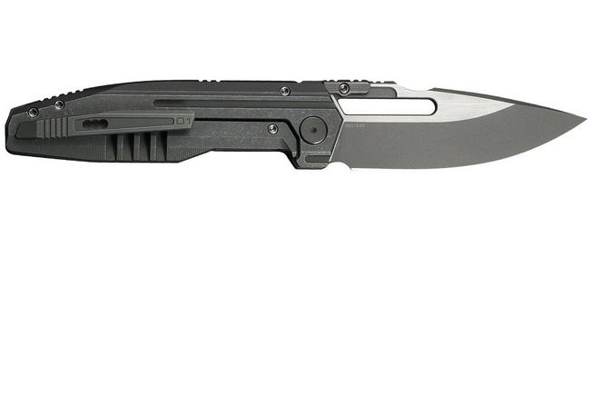 Image for WE Knife Reveille WE23057-2, Limited Edition, Graywashed/Satin Böhler M390, Olive Gray Titanium pocket knife