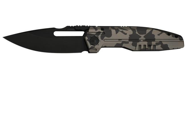 Afbeelding voor WE Knife Reveille WE23057-3, Limited Edition, Blackwashed Böhler M390, Desert Terrain Titanium zakmes