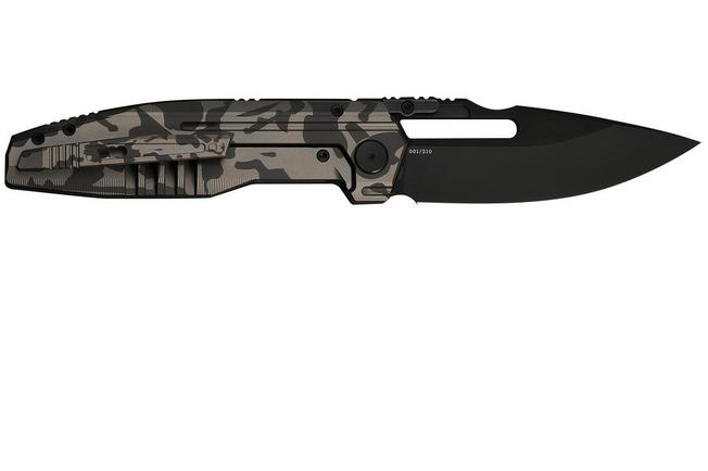 Afbeelding voor WE Knife Reveille WE23057-3, Limited Edition, Blackwashed Böhler M390, Desert Terrain Titanium zakmes