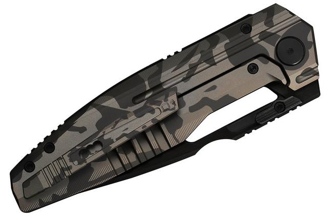 Afbeelding voor WE Knife Reveille WE23057-3, Limited Edition, Blackwashed Böhler M390, Desert Terrain Titanium zakmes