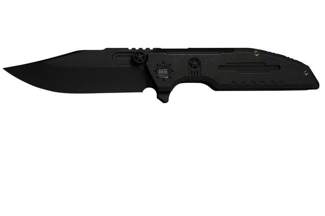 Obraz dla Nóż składany WE Knife Muster Limited Edition WE23058-1, Blackwashed Böhler M390, Black Titanium