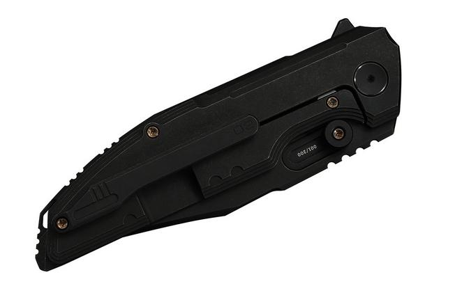 Obraz dla Nóż składany WE Knife Muster Limited Edition WE23058-1, Blackwashed Böhler M390, Black Titanium
