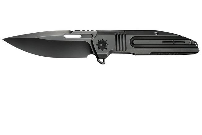 Image for WE Knife Tracks Limited Edition WE23059-1, Polished Grey Böhler M390, Polished Grey Titanium pocket knife