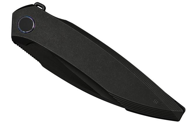 Image pour WE Knife Fluxor WE23071-1 Blackwashed M390, Black Titanium, couteau de poche