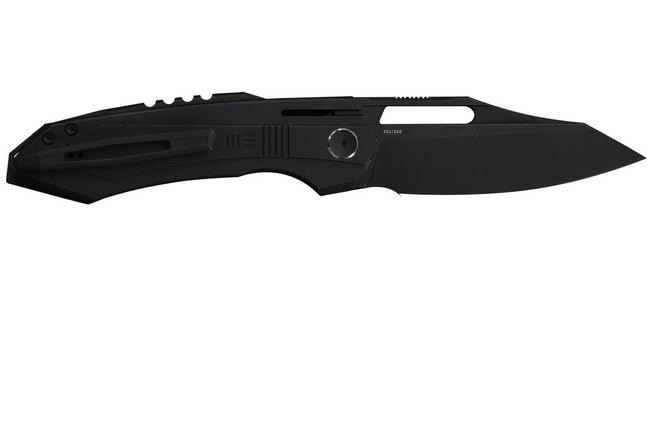 Obraz dla Nóż składany WE Knife Bogey Limited Edition WE23088-1, Blackwashed Böhler M390, Black Titanium