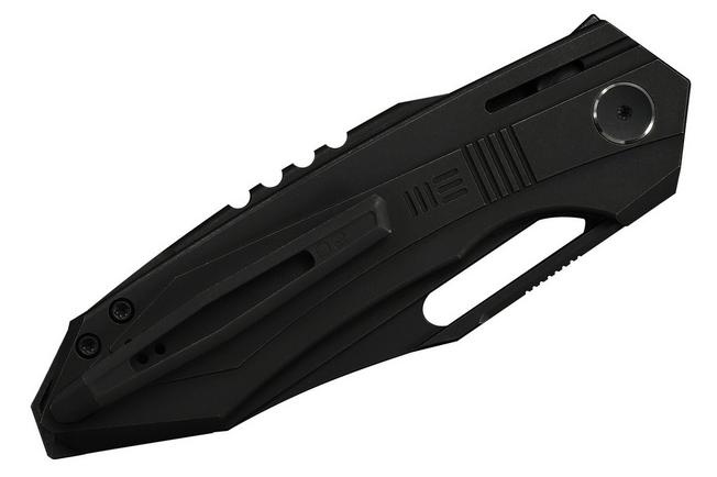 Obraz dla Nóż składany WE Knife Bogey Limited Edition WE23088-1, Blackwashed Böhler M390, Black Titanium