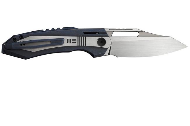Obraz dla Nóż składany WE Knife Bogey Limited Edition WE23088-3, Satin Böhler M390, Blue/Satin Titanium
