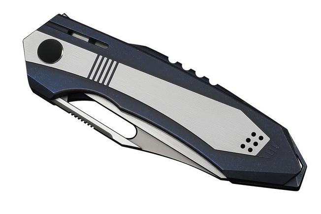 Obraz dla Nóż składany WE Knife Bogey Limited Edition WE23088-3, Satin Böhler M390, Blue/Satin Titanium