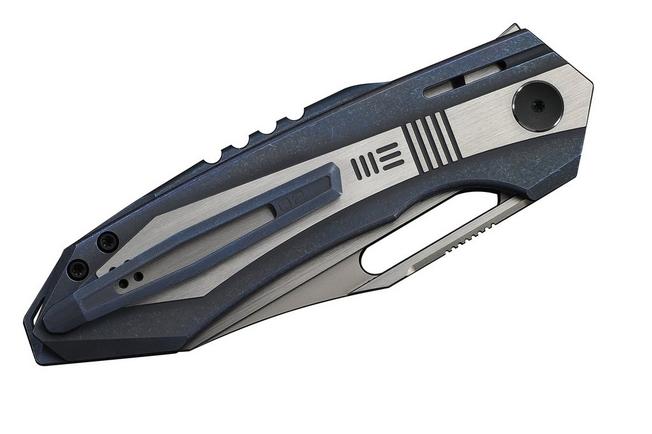 Obraz dla Nóż składany WE Knife Bogey Limited Edition WE23088-3, Satin Böhler M390, Blue/Satin Titanium