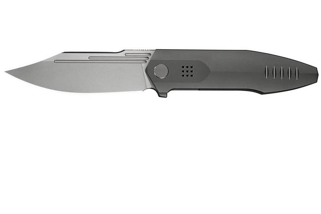 Image for WE Knife Flight Line WE23089-1, Limited Edition, Stonewashed Böhler M390, Dark Gray Titanium pocket knife