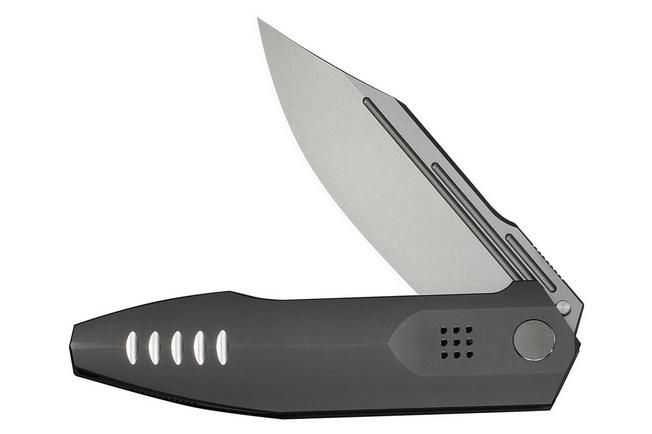 Image for WE Knife Flight Line WE23089-1, Limited Edition, Stonewashed Böhler M390, Dark Gray Titanium pocket knife