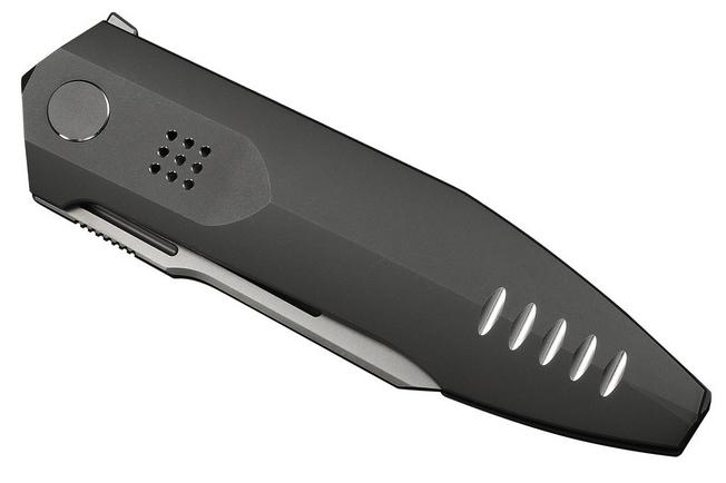 Image for WE Knife Flight Line WE23089-1, Limited Edition, Stonewashed Böhler M390, Dark Gray Titanium pocket knife