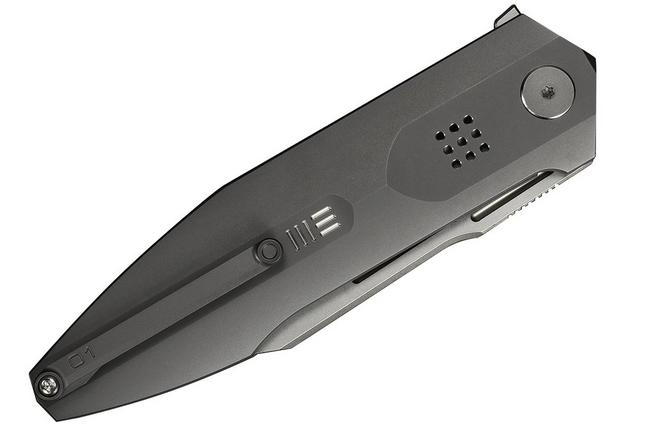 Image for WE Knife Flight Line WE23089-1, Limited Edition, Stonewashed Böhler M390, Dark Gray Titanium pocket knife