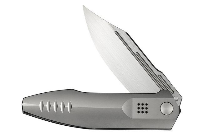 Image for WE Knife Flight Line WE23089-3, Limited Edition, Hand Rubbed Satin Böhler M390, Polished Bead Blasted Titanium pocket knife