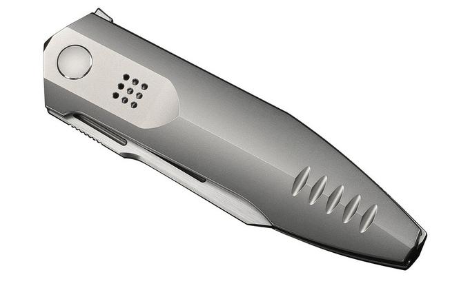 Image for WE Knife Flight Line WE23089-3, Limited Edition, Hand Rubbed Satin Böhler M390, Polished Bead Blasted Titanium pocket knife