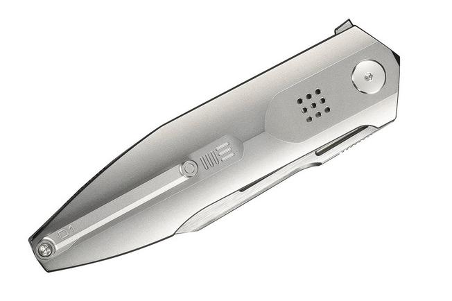Image for WE Knife Flight Line WE23089-3, Limited Edition, Hand Rubbed Satin Böhler M390, Polished Bead Blasted Titanium pocket knife