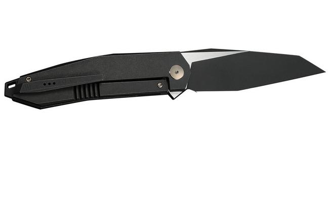 Image pour WE Knife Tally Limited Edition WE23090-1, Black Stonewashed Böhler M390, Black Titanium, couteau de poche