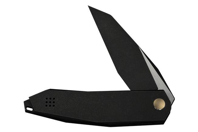 Image pour WE Knife Tally Limited Edition WE23090-1, Black Stonewashed Böhler M390, Black Titanium, couteau de poche