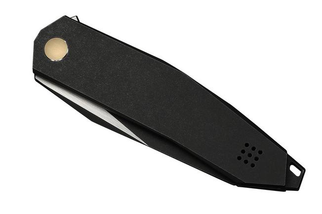 Image pour WE Knife Tally Limited Edition WE23090-1, Black Stonewashed Böhler M390, Black Titanium, couteau de poche
