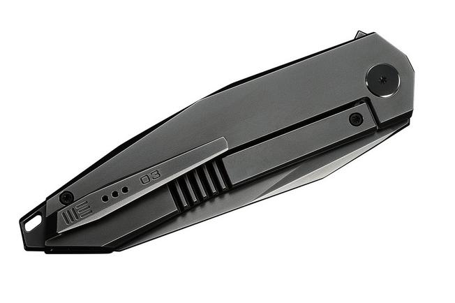 Afbeelding voor WE Knife Tally Limited Edition WE23090-3, Polished Grey Böhler M390, Polished Grey Titanium zakmes