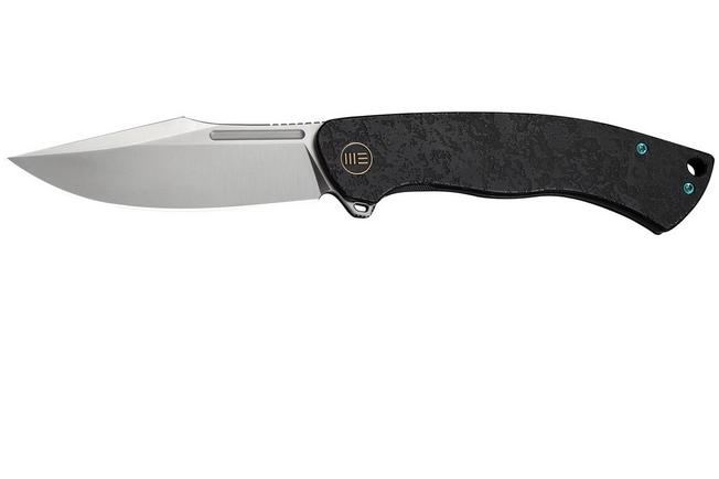 Afbeelding voor WE Knife Essential Knight WE24003-1 Satin Böhler M390, Etched Black Titanium, zakmes, Jason Knight design