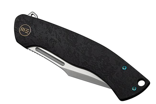 Afbeelding voor WE Knife Essential Knight WE24003-1 Satin Böhler M390, Etched Black Titanium, zakmes, Jason Knight design