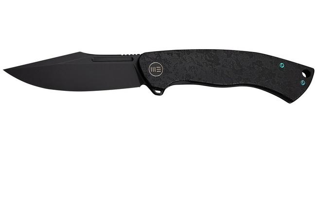 Afbeelding voor WE Knife Essential Knight WE24003-2 Blackwashed Böhler M390, Etched Black Titanium, zakmes, Jason Knight design