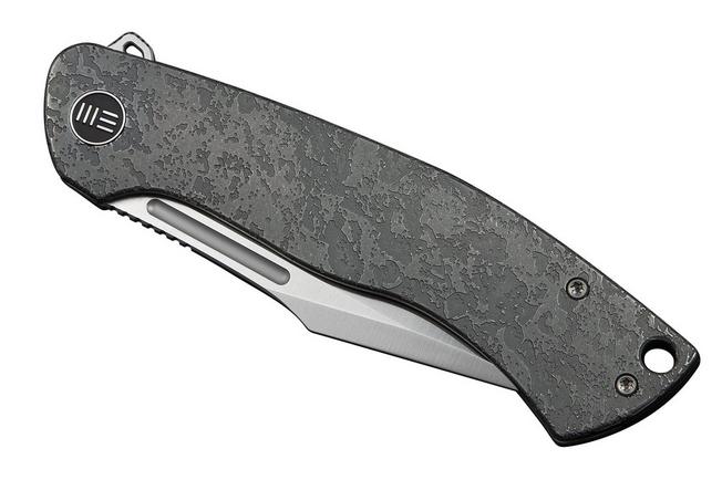 Afbeelding voor WE Knife Essential Knight WE24003-3 Satin Böhler M390, Etched Gray Titanium, zakmes, Jason Knight design