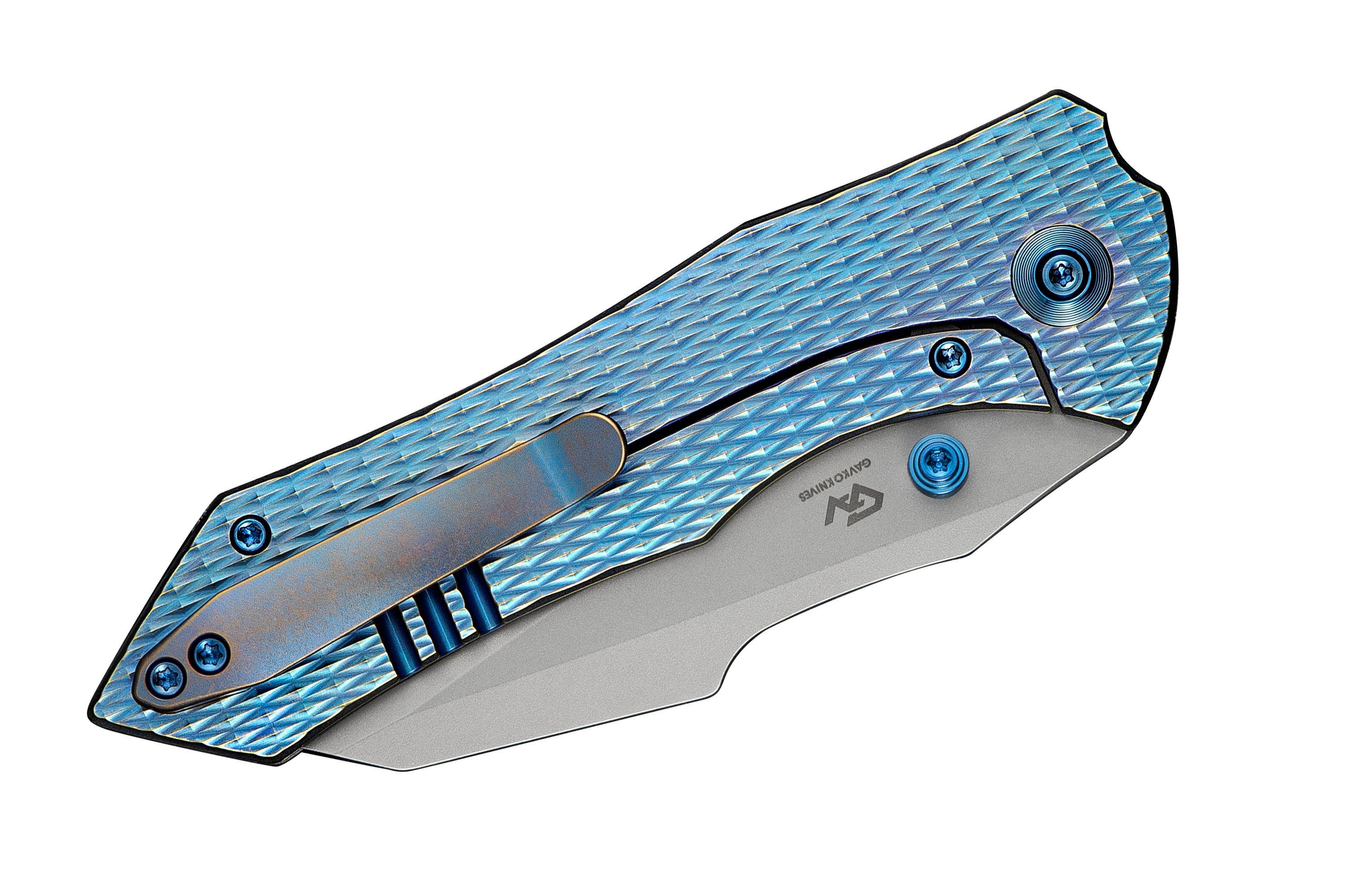 WE Knife High-Fin XL WE24010-2 Bead Blasted CPM 20CV, Diamond Patterned ...